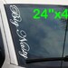 Vinyl Decal Für Truck Car Motorrad Big Nasty VERTICAL Windshield