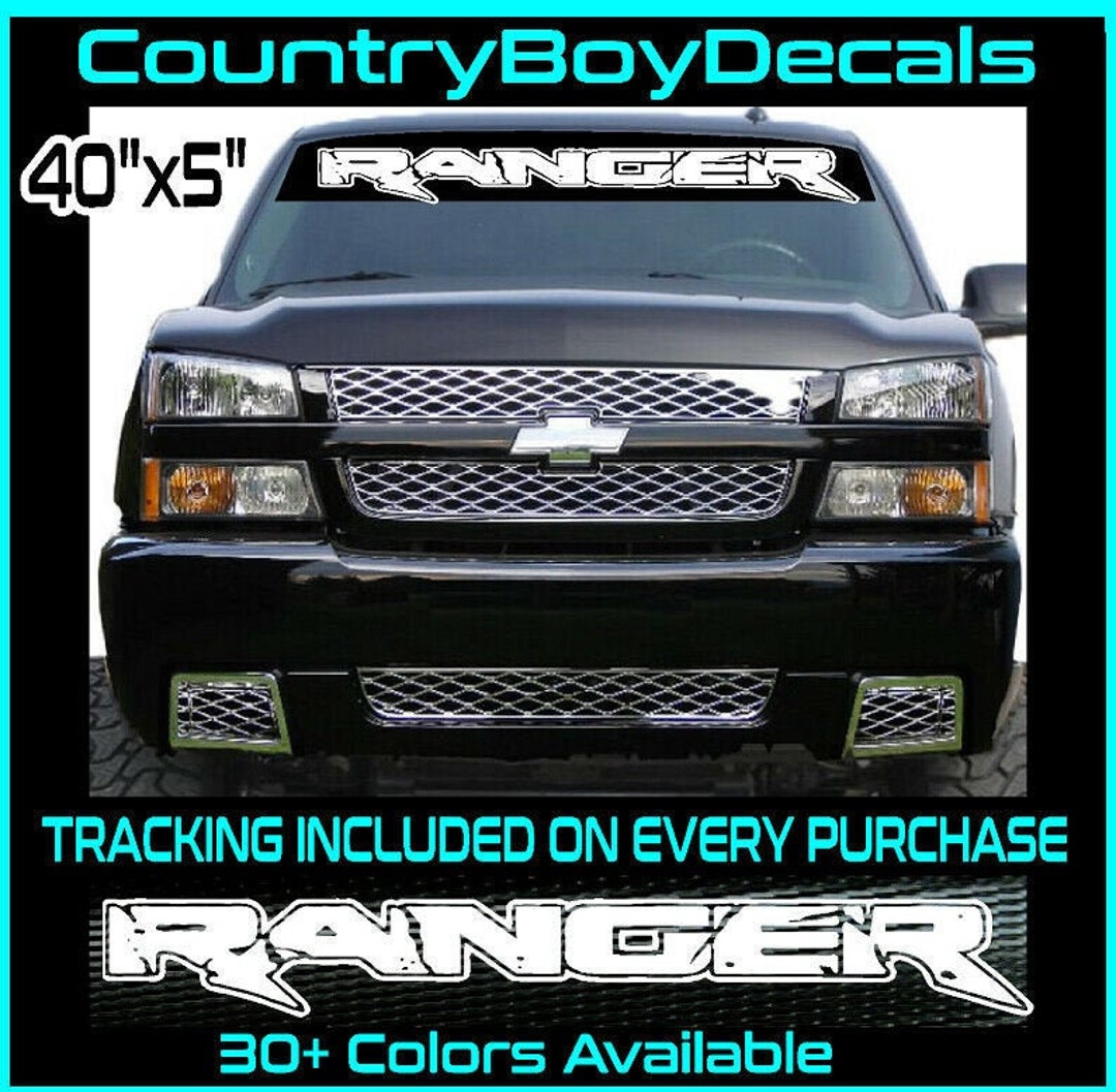 Truck Front Window Decals