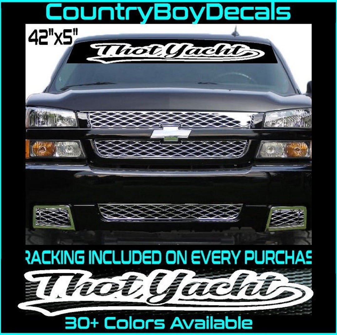 BIG RED Vinyl Decal Sticker – JDM Car Truck Diesel Turbo Boost Stance Lifted Hated – Oracal