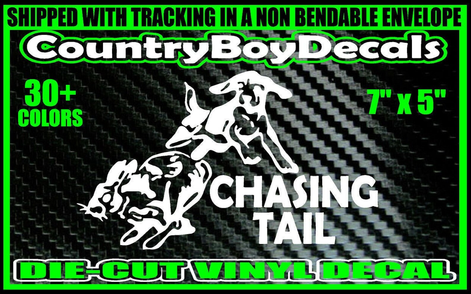CHASING TAIL Vinyl Decal Sticker RABBIT Hunting Beagle Hound - Etsy