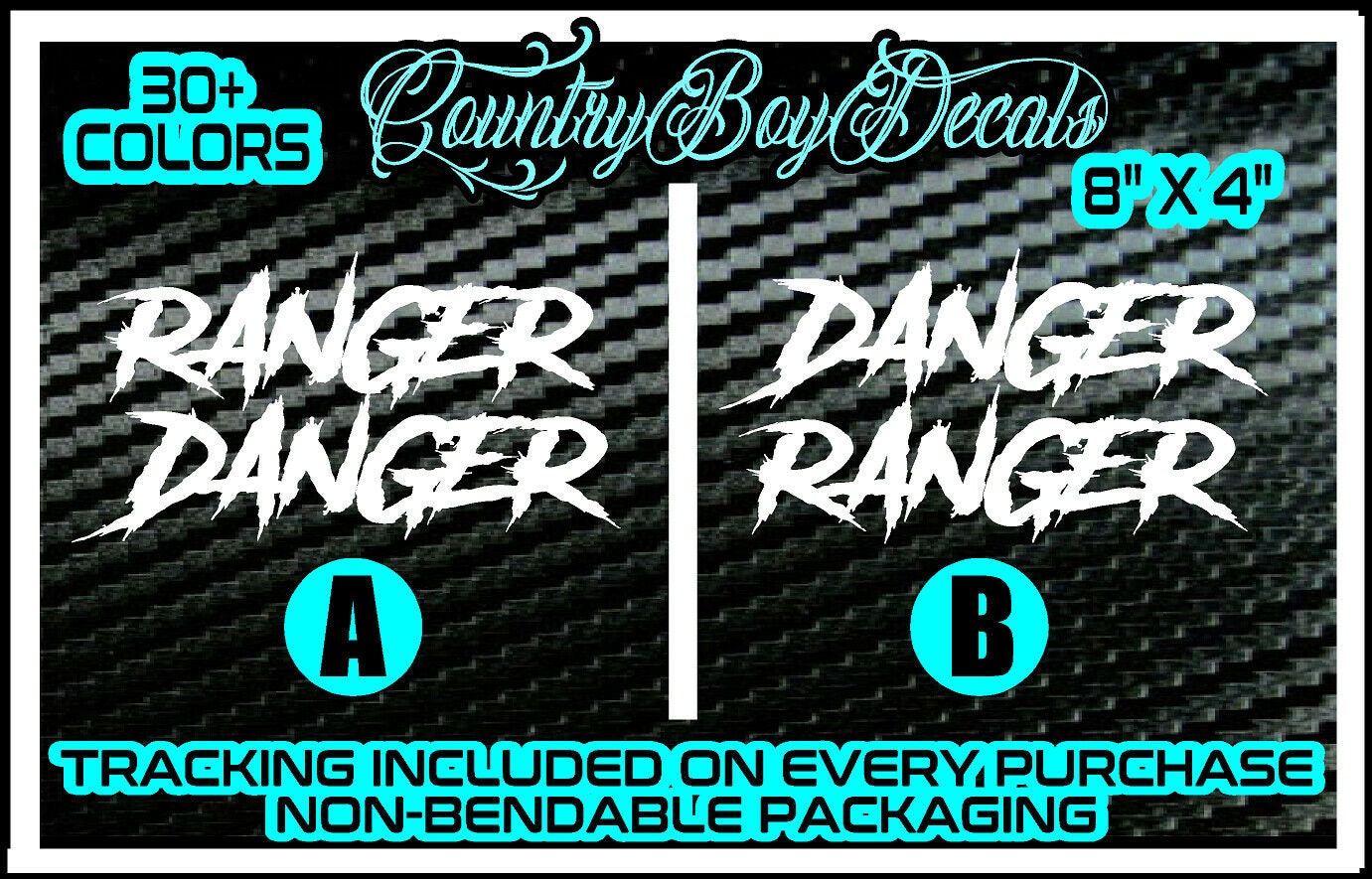 DANGER RANGER Vinyl Decal Sticker TRUCK 4X4 Gang off Road Etsy Australia