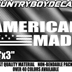 Autocollant latéral en vinyle pour pare-brise vertical de fabrication américaine, camion diesel, deuxième pays d&#39;atout Merica America 2nd Usa