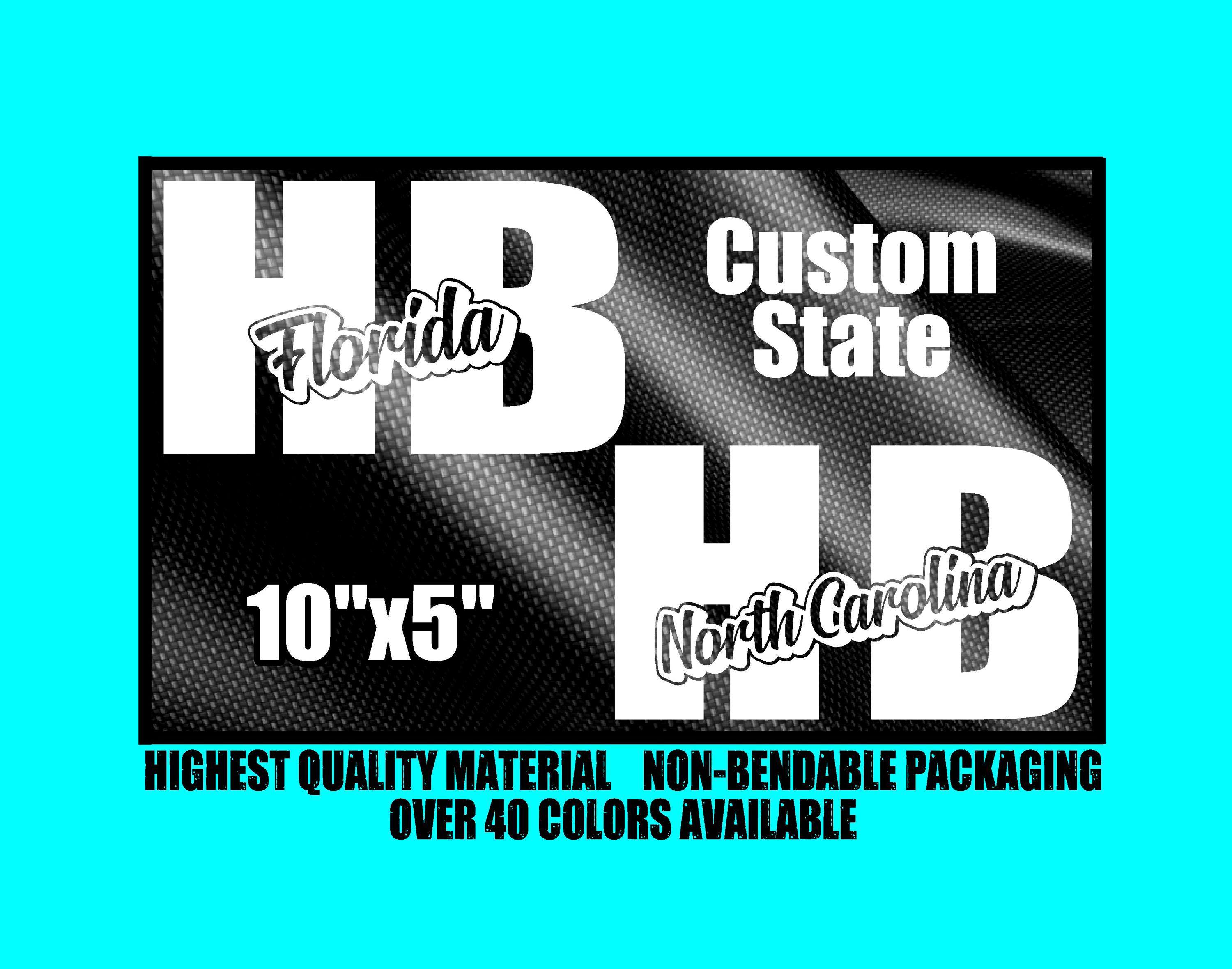 Hb State Sticker Holler Boy HB Custom State 10