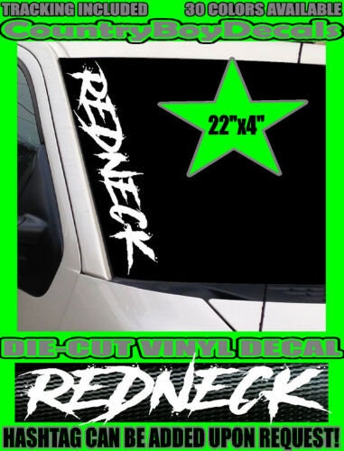 Redneck - Windshield Window Vinyl Sticker Decal Graphic Altogscr