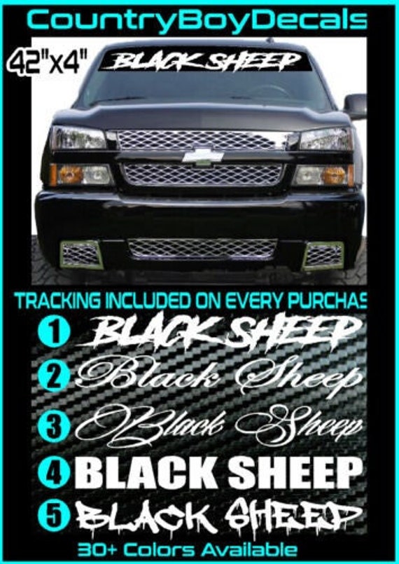 THE BEAST 42 Windshield VINYL DECAL Sticker DIESEL Truck JDM Car Turbo