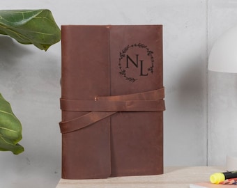 Handmade leather book cover, Custom size book cover, Leather book protector, Leather book sleeve, Personalized book cover, Leather book case