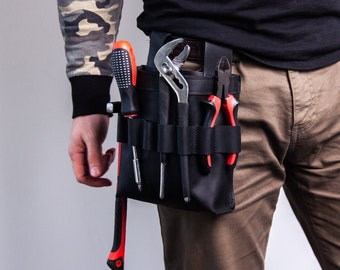Custom leather tool belt, Personalized tool belt, Leather tool pouch belt, Tool belt bag, Tool belt for men, Leather tool holder, Tool pouch
