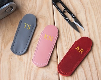 Kleine Messerscheide aus Leder, Schweizer Taschenmesser, Messerscheide aus Leder, Victorinox Etui