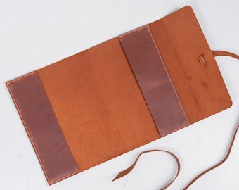 Leather book cover a5, Handmade book cover, A4 book cover, Leather book case, Engraved book cover, A6 book cover, Customized book cover