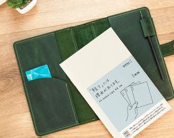 Midori travelers notebook cover,Midori a5 cover,Midori notebook cover,Midori md notebook cover,Midori leather cover,Leather a5 notebook