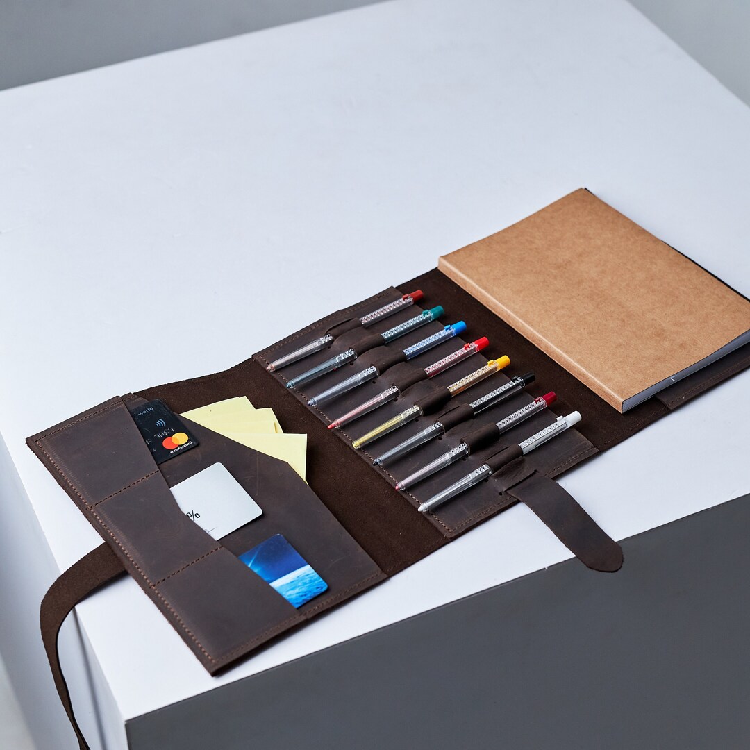 Custom Leather Sketchbook Cover, Leather Sketch Pad Cover, Artist