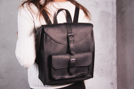 Leather Backpack Women Leather Backpack Purse Brown Backpack Leather Rucksack Women Backpack Handbags Womens Small Backpack Etsy Canada