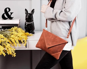 Leren crossbodytas, crossbodytassen voor vrouwen, leren crossbodytas, crossbodytas, kleine crossbodytas, kleine leren tas
