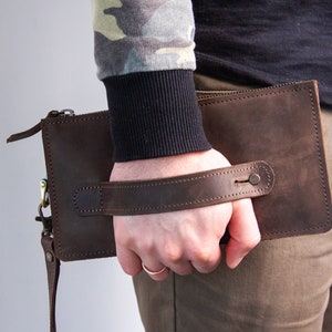  FSD.WG Mens Clutch Bag Man Purse Handbag 12 inches Large Hand  Bag Big Clutch Wallet : Clothing, Shoes & Jewelry