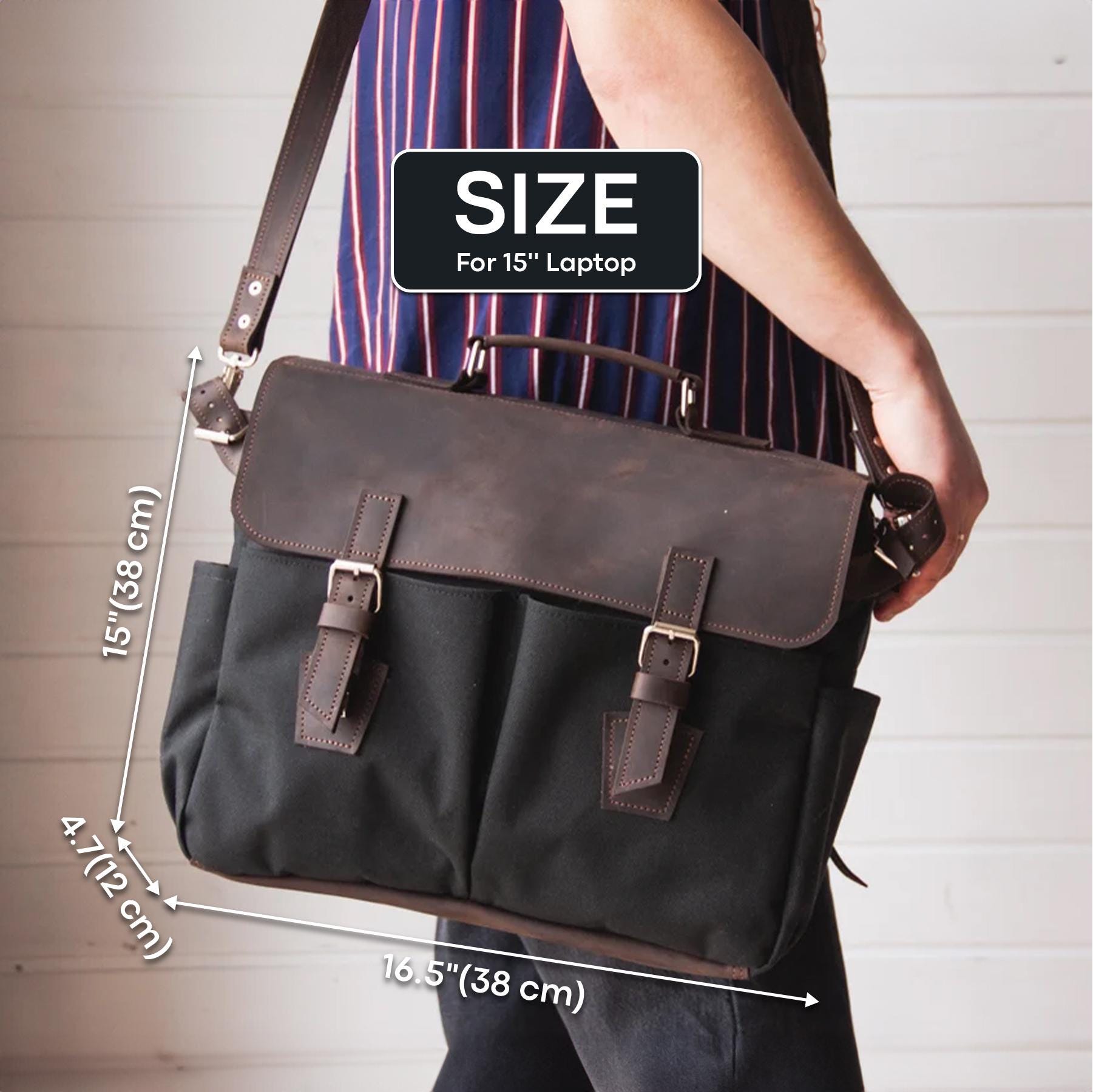 Borsa Messenger In Pelle PU Impermeabile Per Uomo – Compatibile Con Laptop 17,3'', 2 Scomparti E Tasche Multiple, Tracolla Regolabile, Per Viaggi E Ufficio