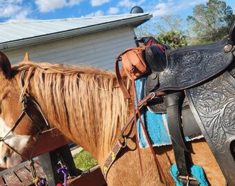 Saddle Bags for Horses, Leather Horse Saddle Bag, Pommel Bag for