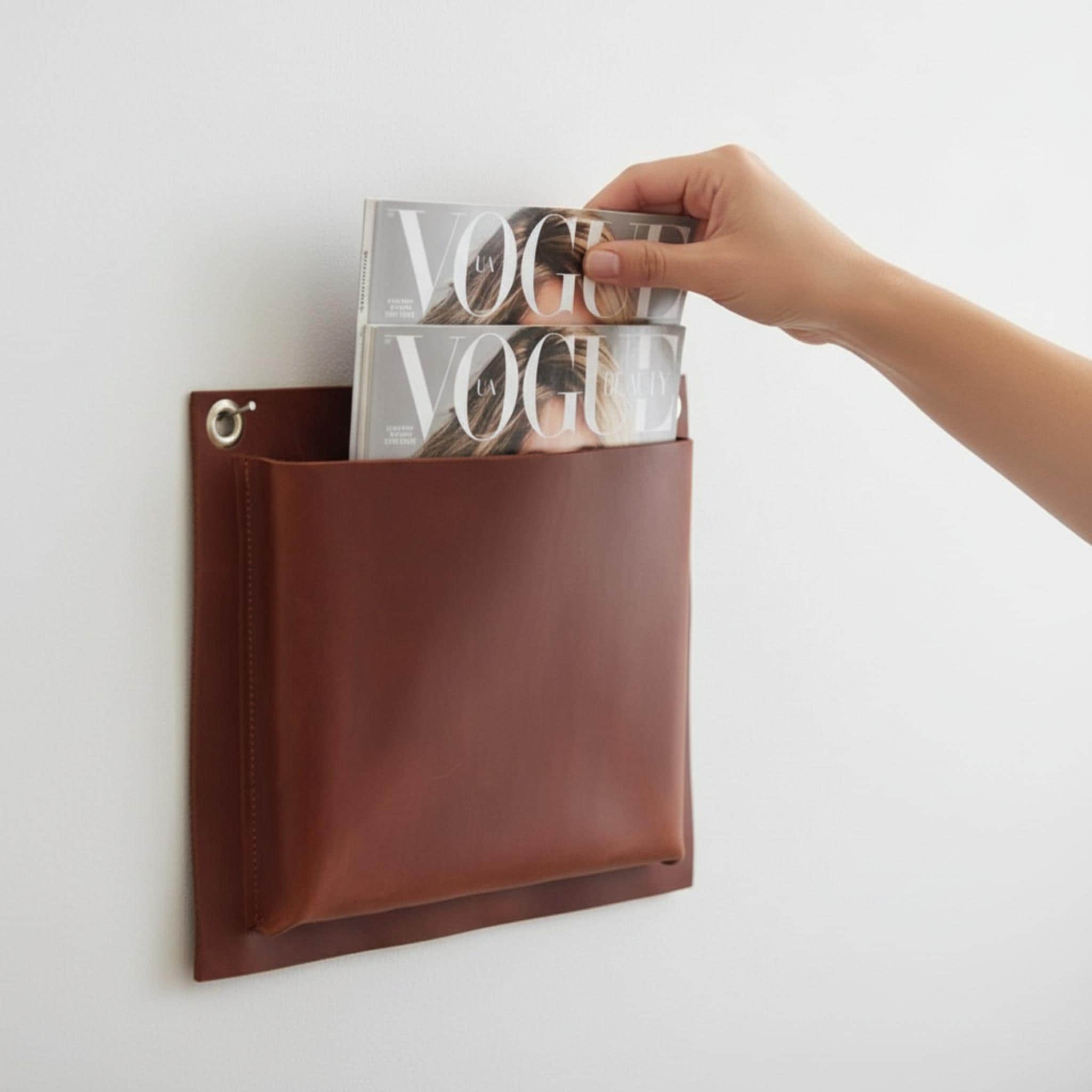 Borsa Portaoggetti A Muro Creatiee In Lino E Cotone – 3 Tasche Rosa+blu+blu Scuro – Impermeabile - 3