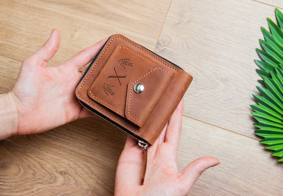 Leather Bifold Wallet [Personalized] [Custom Handmade to Order]