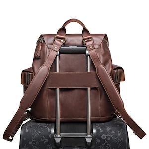 Leder Gepäckband für Rucksack