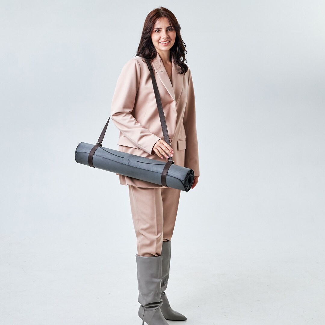 Custom Leather Yoga Mat Strap,personalized Yoga Mat Strap,yoga Mat