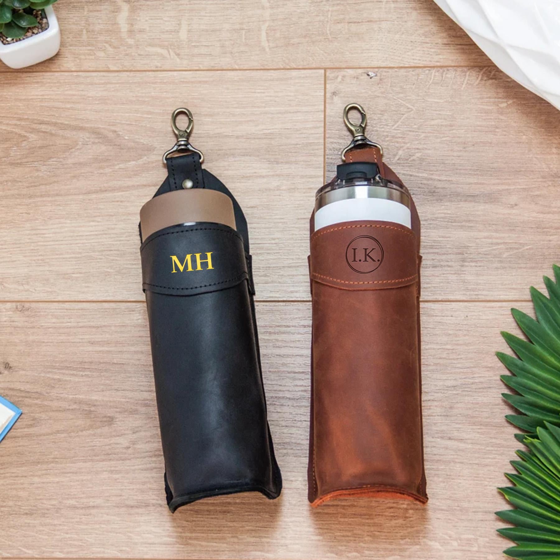 Leather Water Bottle Cover