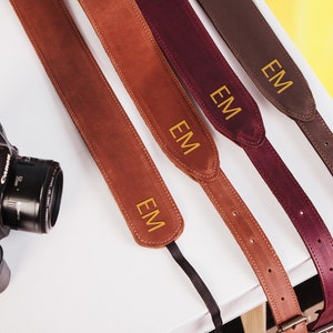 Leather camera strap,Personalized camera strap,Leather camera holder,Custom camera strap,Slr camera strap,Dslr camera strap