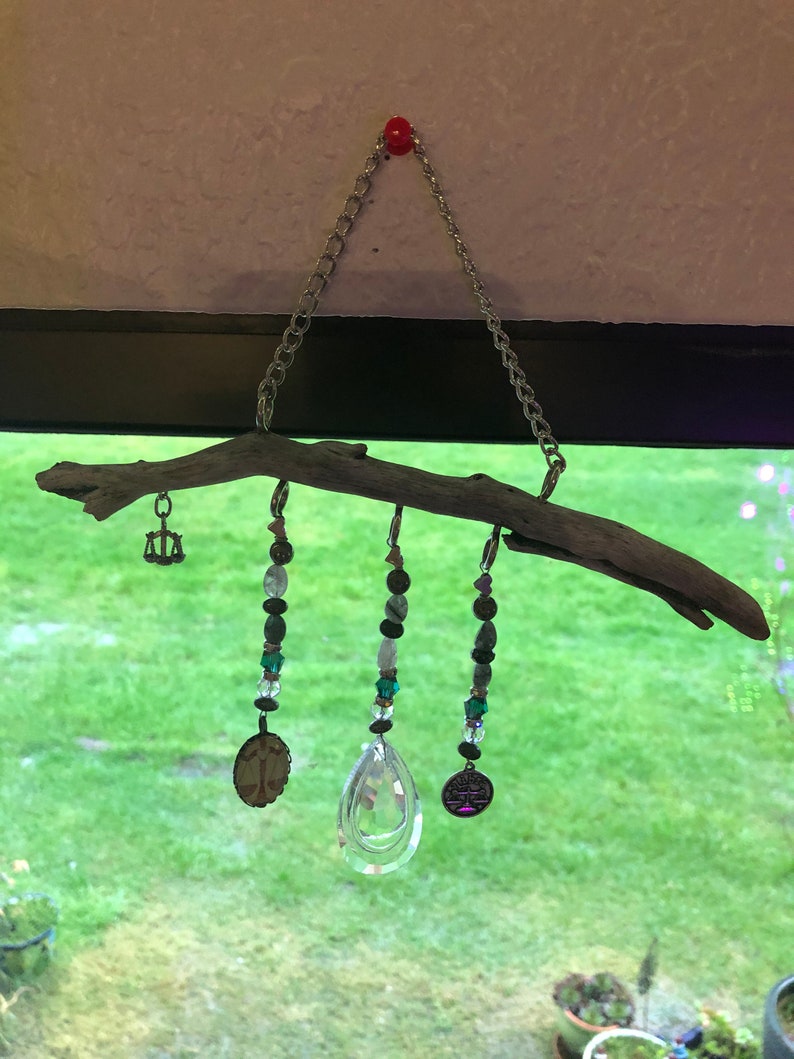 Libra Driftwood Sun Catcher