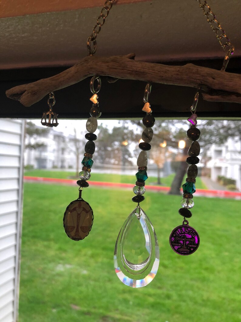 Libra Driftwood Sun Catcher
