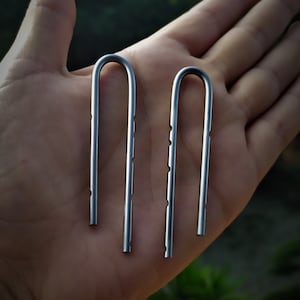 Einfache Ohrgewichte, Stahl-Ohrgewichte, Dilatator-Ohrringe, schwere Ohrringe, Lobe-Gewichte, Herren-Ohrgewichte, Cyborg