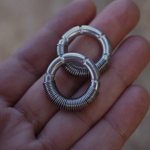 Oorgewichten, 5 mm oorringen, aluminium gewichten, tunneloorbellen, oordopjes, oorringen, zilveren oorringen, Tesla-oorringen