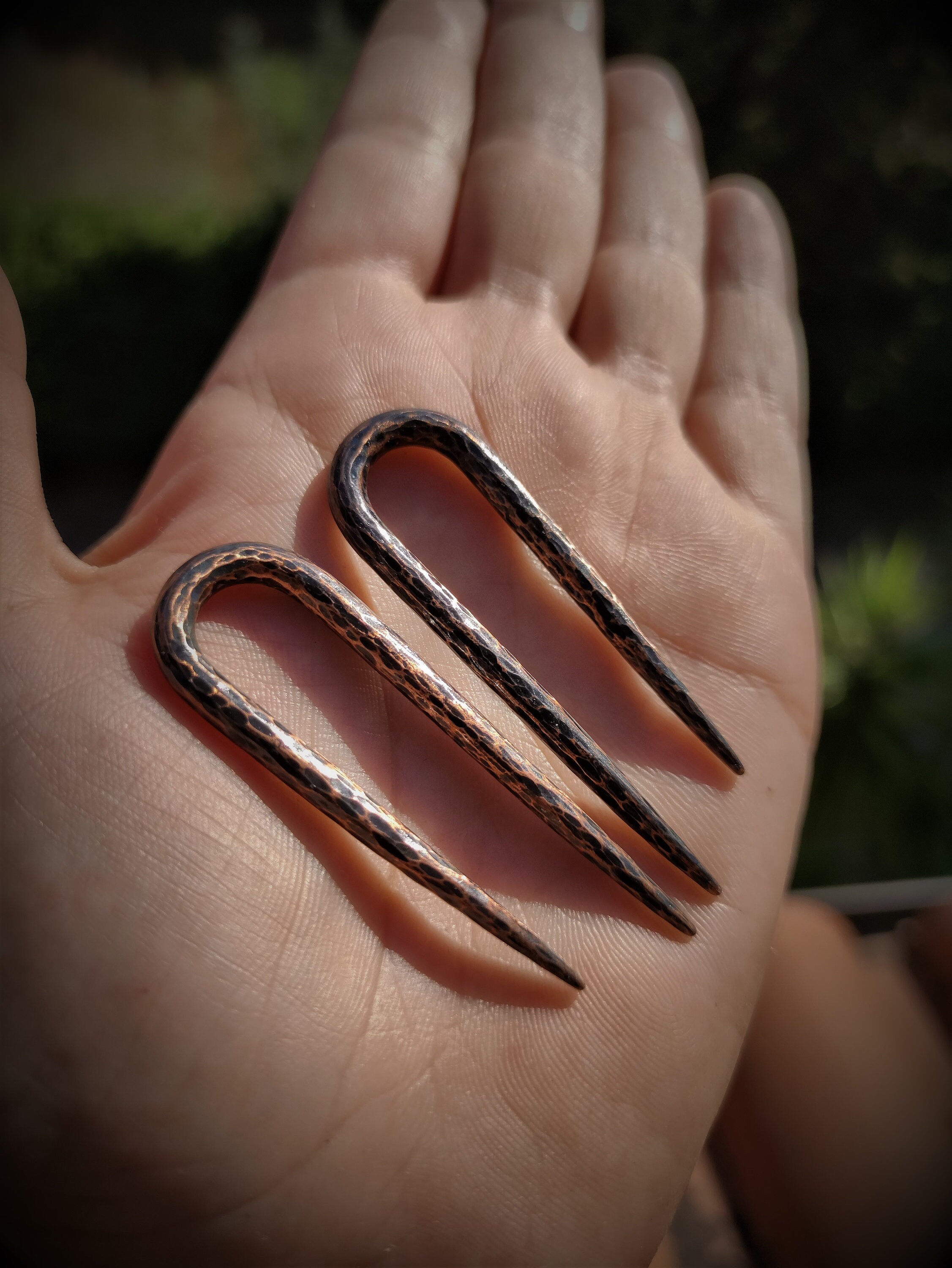 6 Gauge Copper Ear Hanger Simple Ear Weights Copper Ear Etsy UK