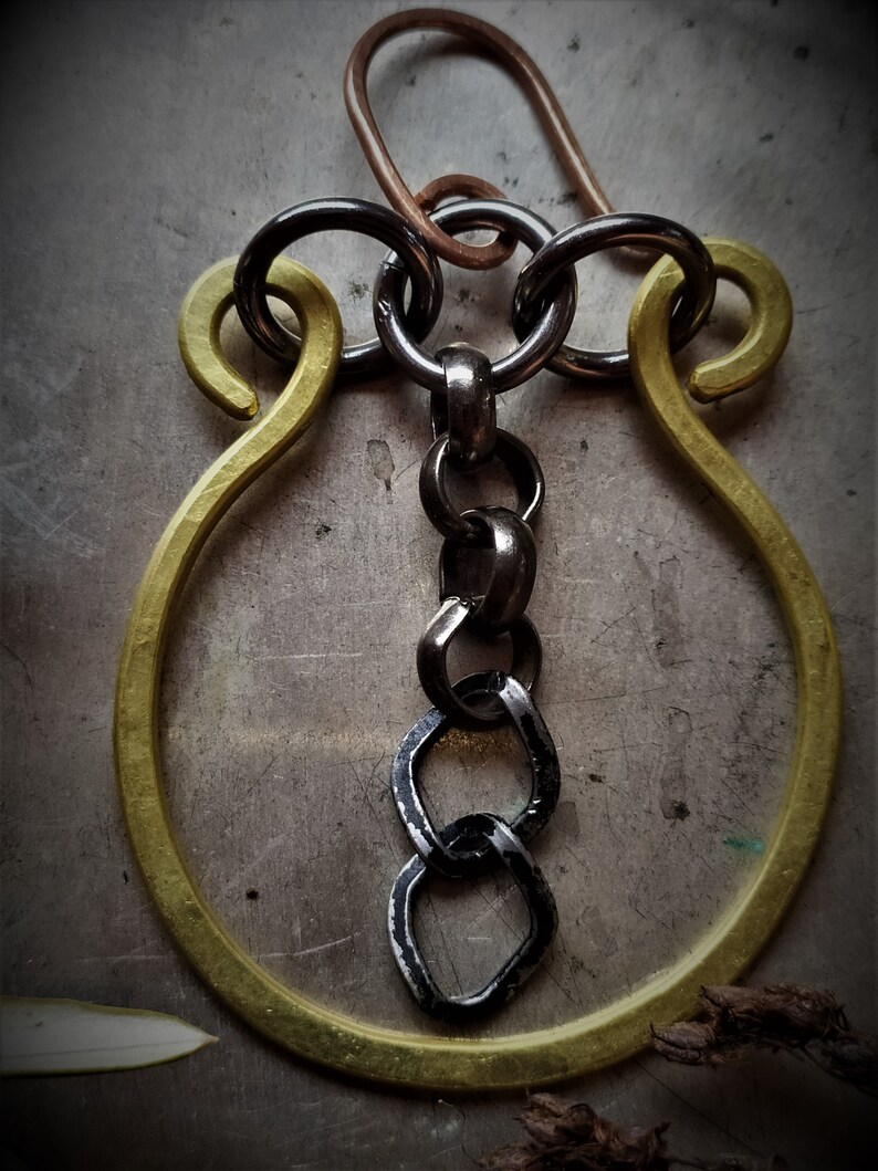 Chain Ear Weights Ear Weights Brass Ear Hanger Plug Etsy