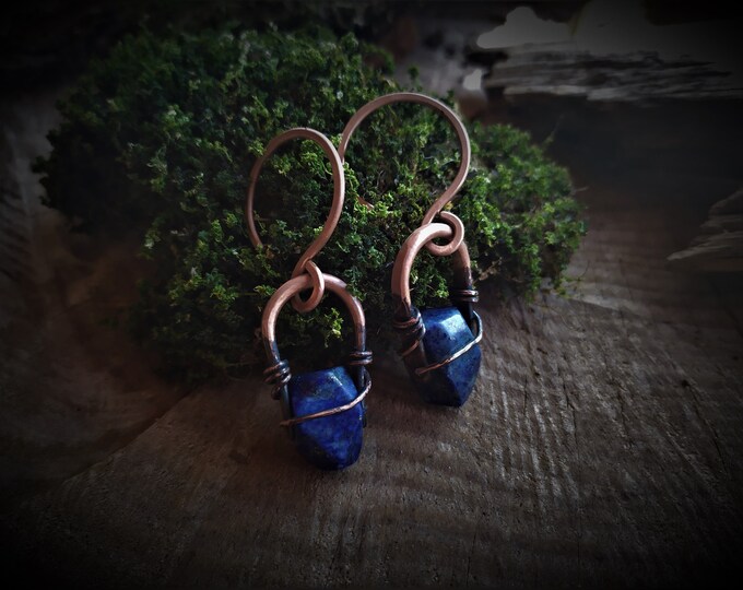 Copper Ear Weights Crystal Ear Weights Stretched Lobes Ear Etsy