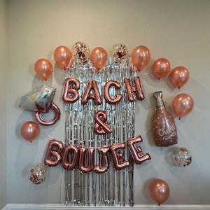 Bach and Boujee Balloon Bridal Shower Balloons Bachelorette Party Balloons Engagement Ring Balloon Bride Balloons Bachelorette Party Decor