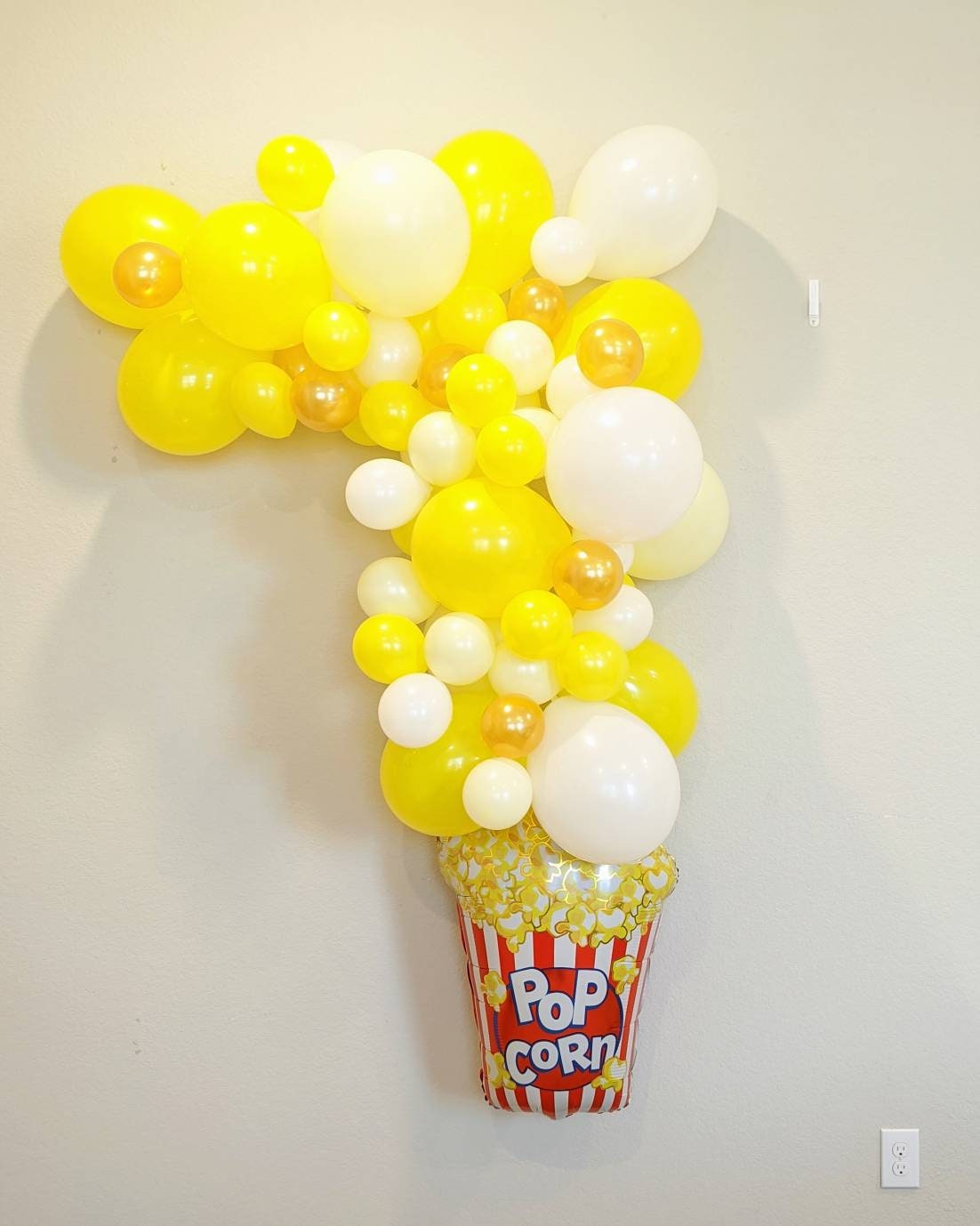 Effortless Shopping Low price, good service Makes Shopping Easy Betallic Yummy Yellow Popcorn In