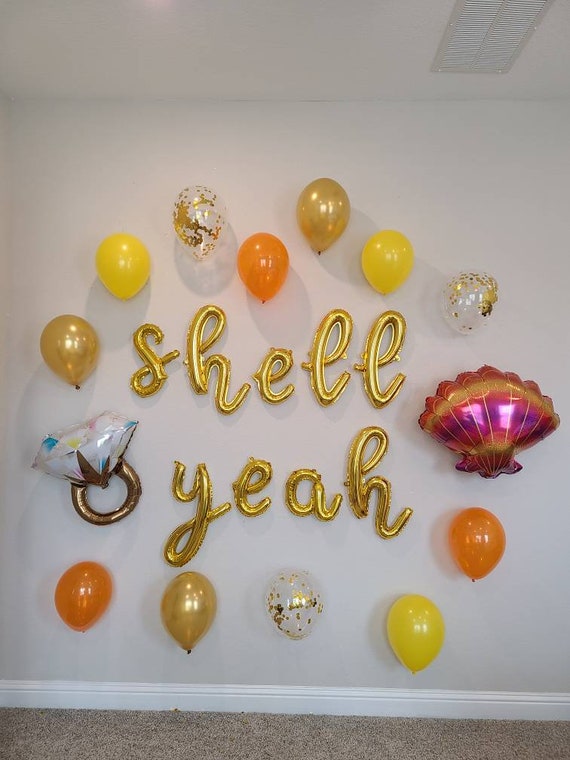 Shell Yeah Bachelorette Party Decorations Mermaid Bachelorette Etsy 日本