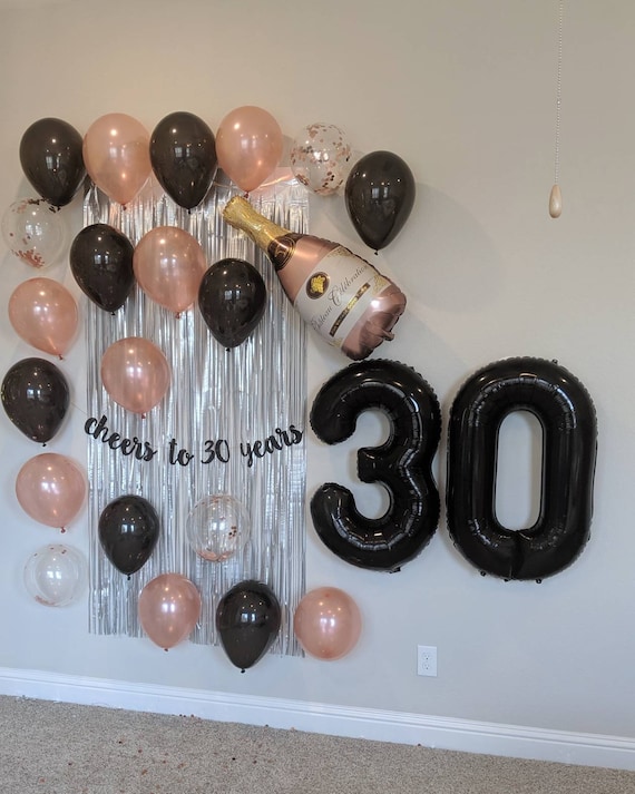 Cheers to 30 Years Balloon Party Pack 30 Birthday Decorations - Etsy