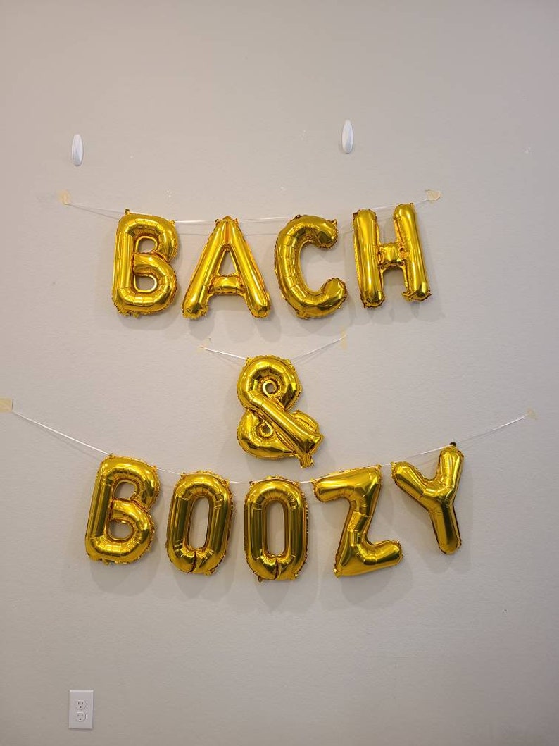 Bach and Boozy Balloon Bridal Shower Balloons Bachelorette Party ...