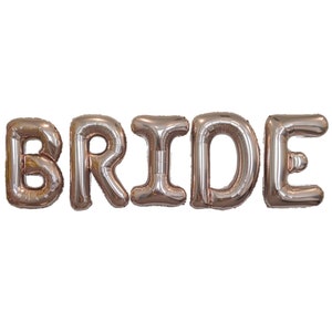 Jumbo 40&quot; Bride Balloons Bridal Shower Balloons Bachelorette Party Balloons Engagement Balloon Giant Bride Balloon Bachelorette Party Decor