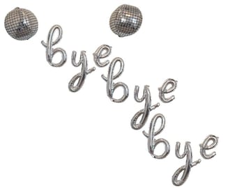 Bye Bye Bye Balloon Set Divorce Party Balloons Disco Divorce Party Divorce Celebration Bye Bye Bye Balloon Banners Divorce Party Theme