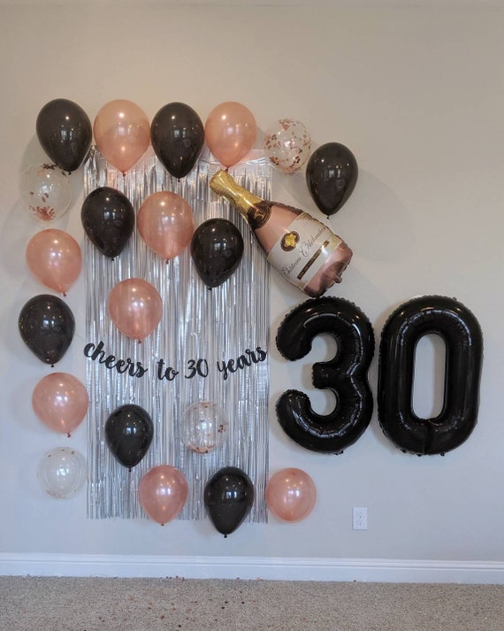 Ballons 30 ans Sparkling Celebrations x6