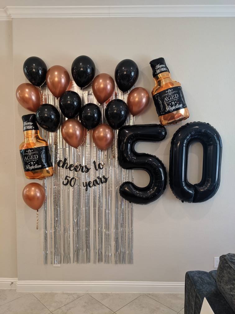 Cheers to 50 Years 50th Birthday Party Decoration 