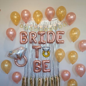 Bride To Be Balloon Bridal Shower Balloons Bachelorette Party Balloons Engagement Ring Balloon Bride Balloons Bachelorette Party Decorations