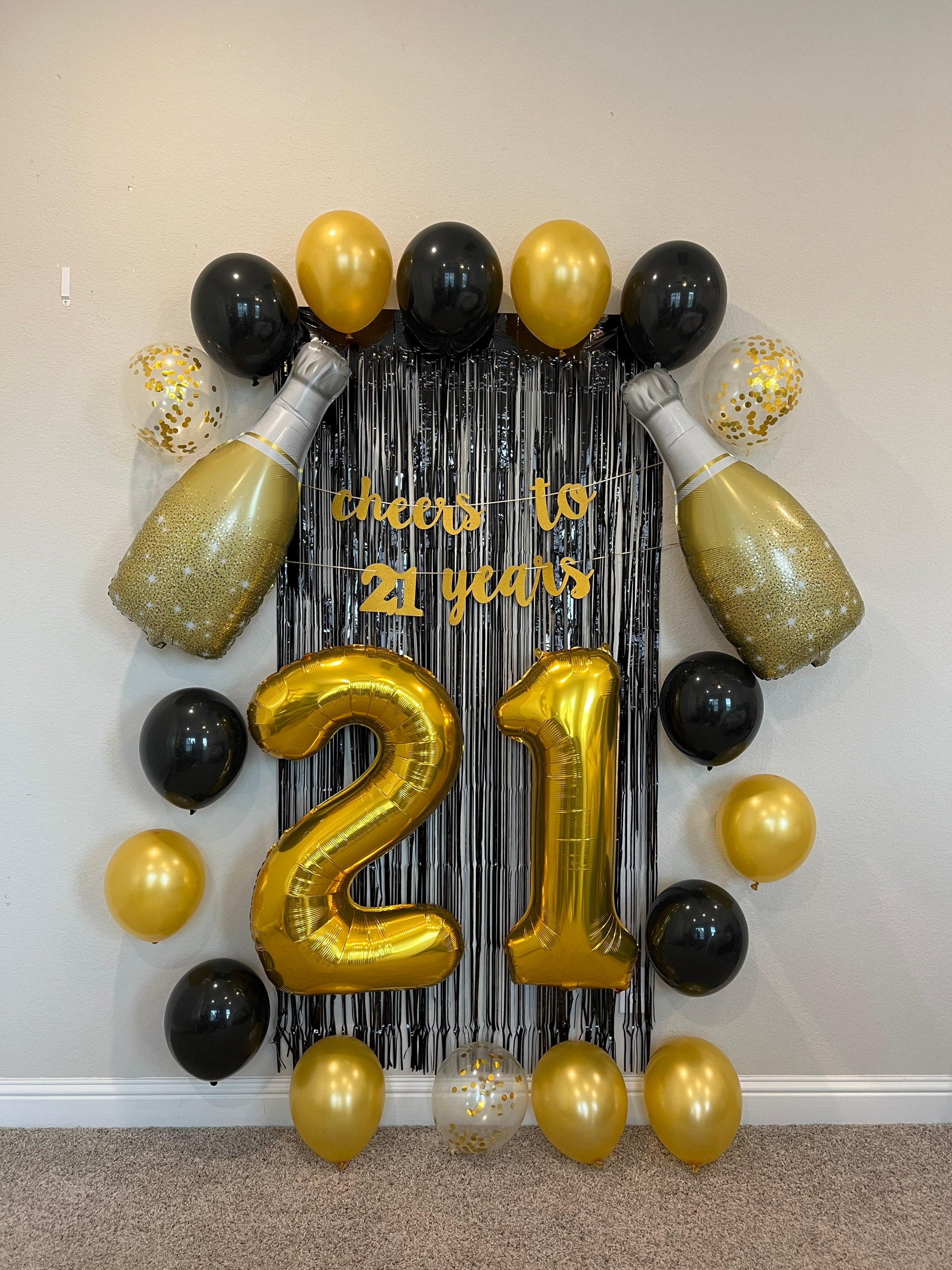 21st party balloons discount