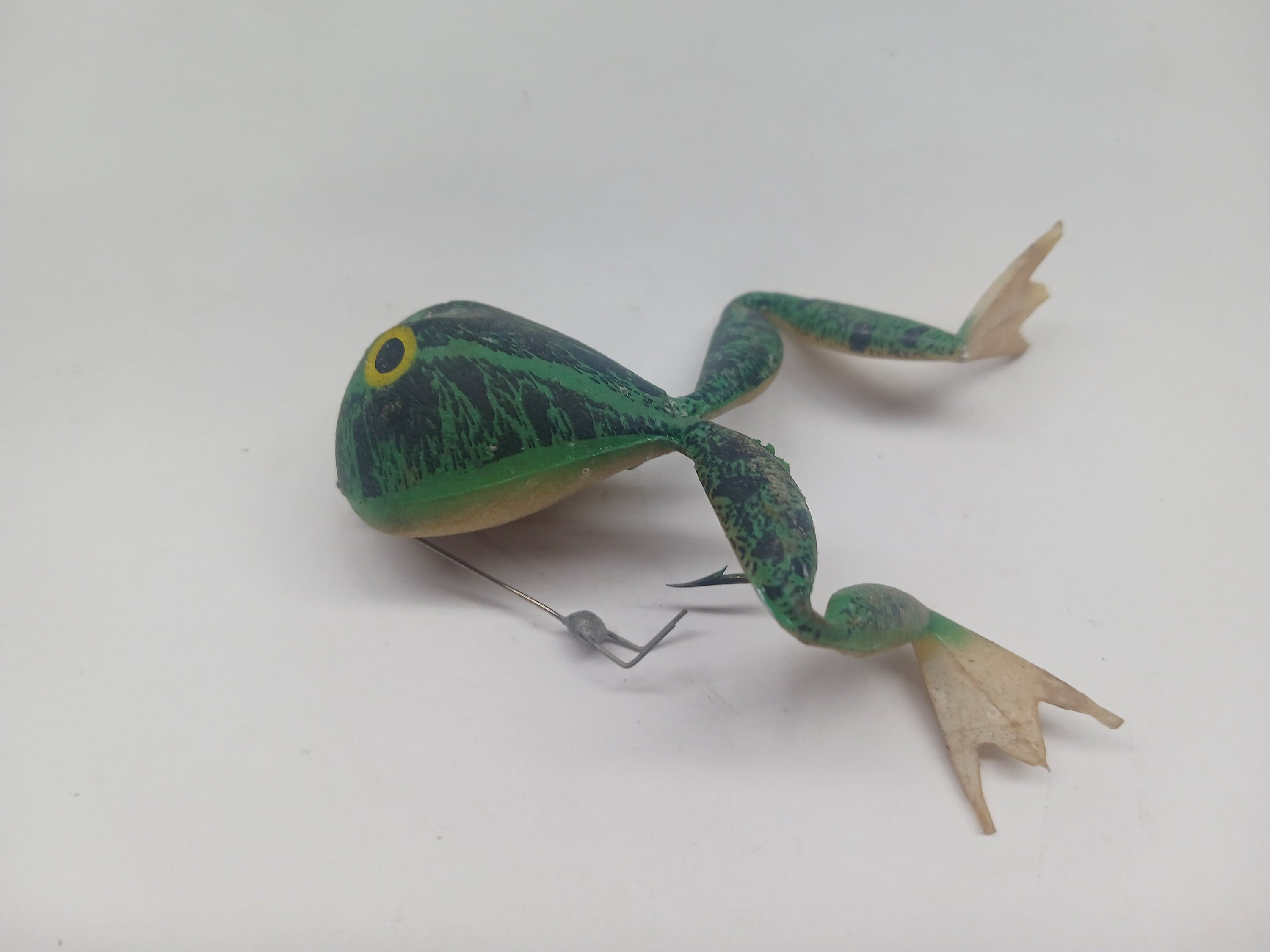 Vintage Rubber Frog Fishing Lure From 1960s 1970s 