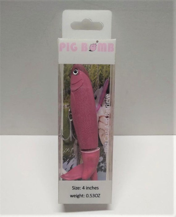 The Best Bass Fishing Topwater Lure the Pig Bomb Ultimate Tail Splasher  Topwater Lure. 