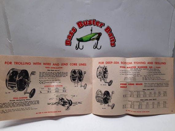 Vintage Penn Reels Instruction Manual for Fishing Reels 1960s. -  New  Zealand
