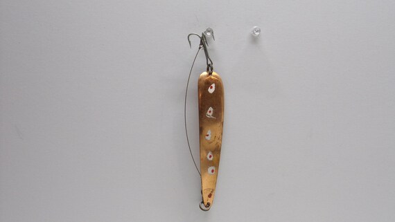 Vintage Miller Mfg Pike Muskie Trout Fishing Spoon Lure Made in the  1950s1960s 