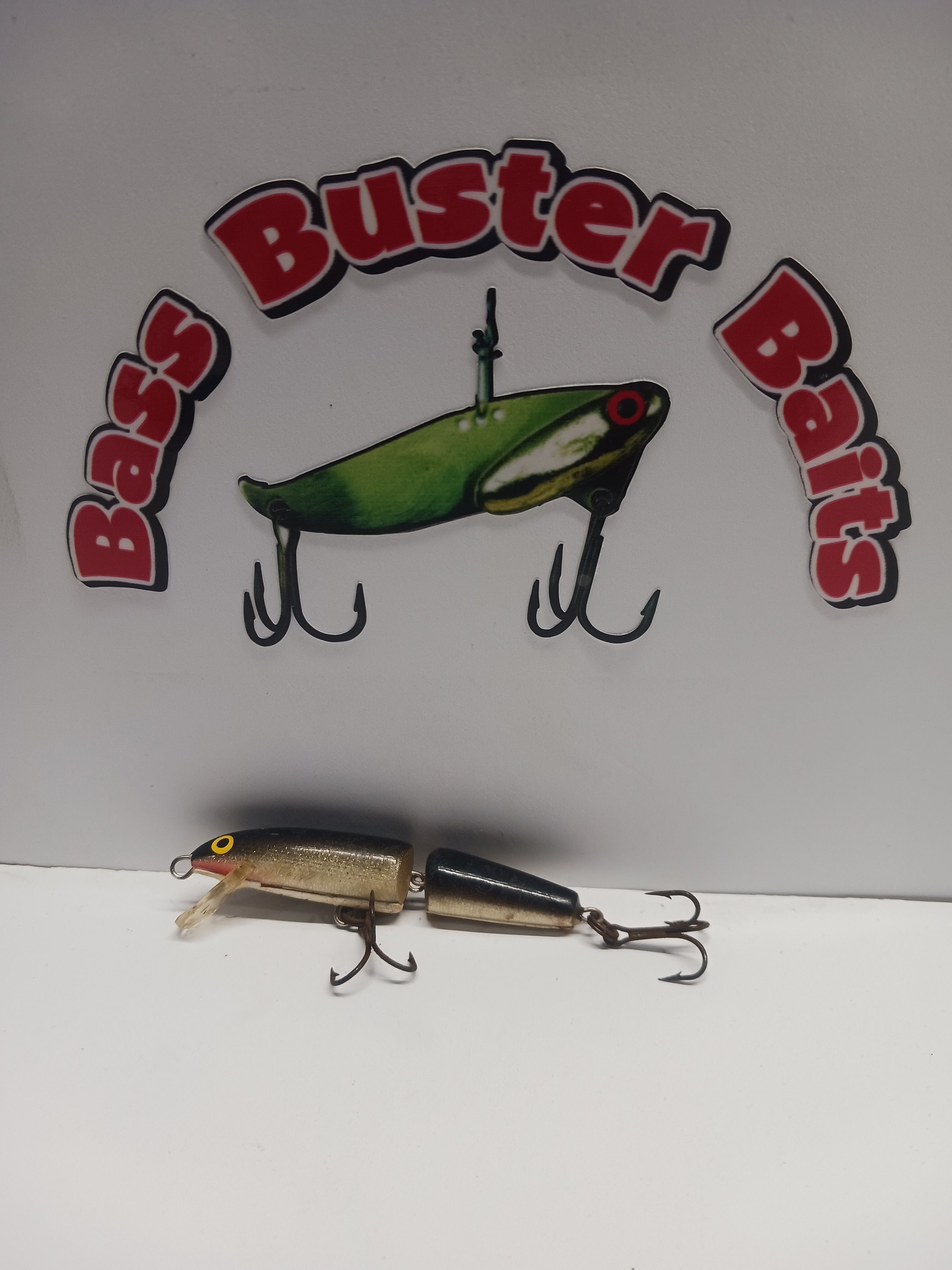 Vintage rapala floating jointed minnow lure j-7 size 2.5  from 1960s1970s