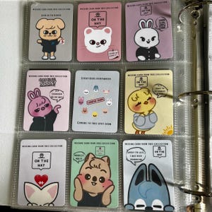SKZOO On The Way Photocard Binder Fillers Laminated Stray Kids